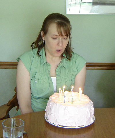 Blowin' out the candles