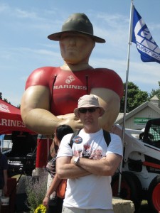 Link at Marines booth at MN State Fair 9/2/2012